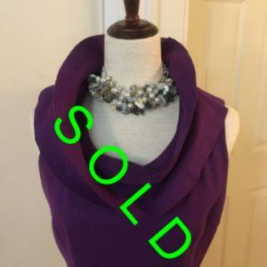 Roni Deep Purple Wool Dress